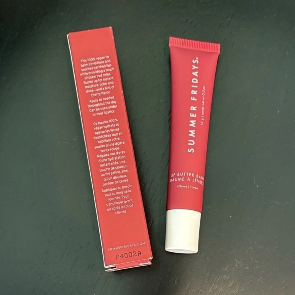 Summer Fridays Lip Butter Balm in Bold Cherry